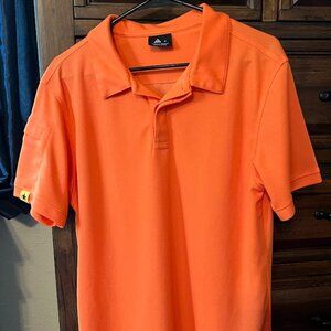 Unbranded Polo Shirt, Orange, Medium